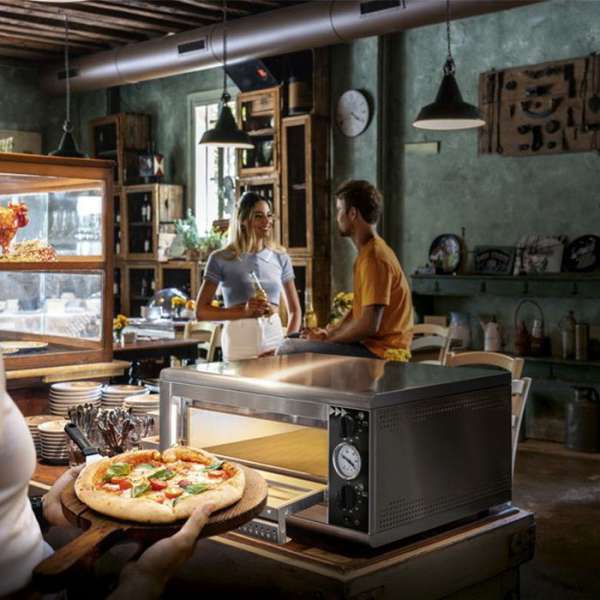 Печь для пиццы Prismafood HIDEO 1/40 GLASS & LIGHT (2 термостата)